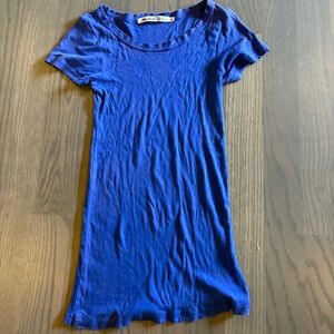 Michael Stars Blue Short Sleeved Tee cotton